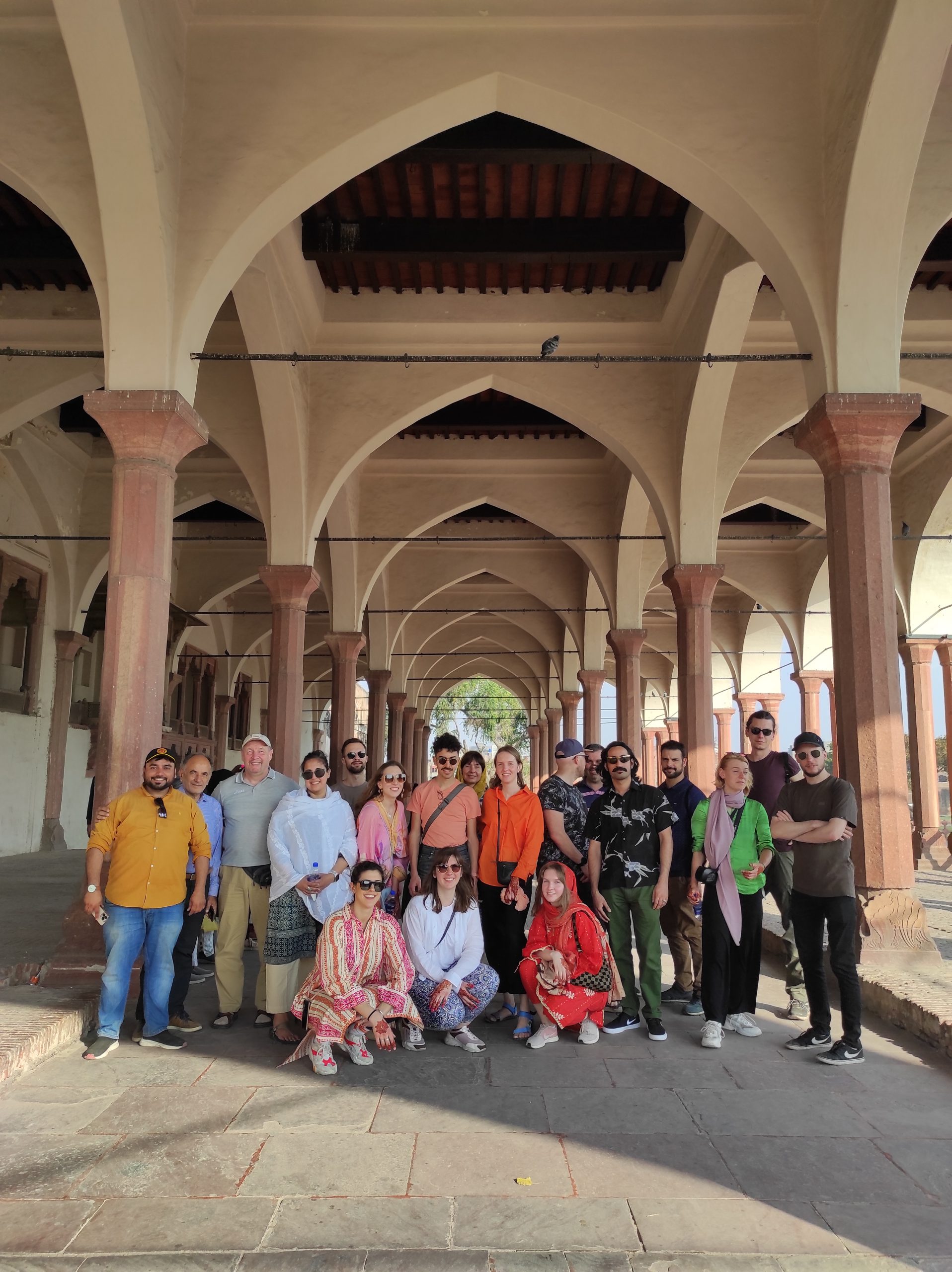 Foreigners enjoy their Lahore visit of Lahore fort